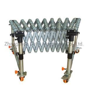 Adjustable Legs with Brake Function Casters Skate Wheel Roller Conveyor