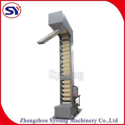 Large Conveying Capacity Z-Shaped Bucket Elevator Conveyor for Cereal Wheat Corn