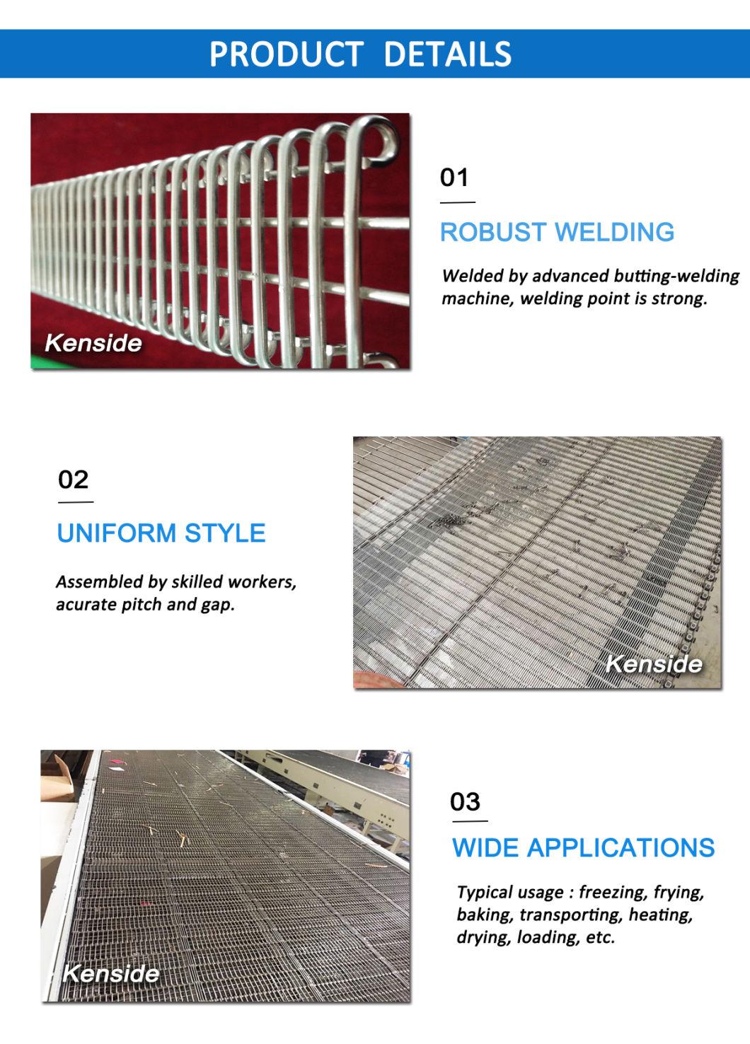 Stainless Steel Eye Link Conveyor Belt