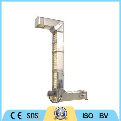 Chain Full Stainless Steel Particle Plastic Powder Bucket Conveyor