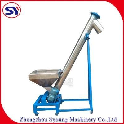 Mobile Inclined Screw Conveyor for Discharge Concrete Sand