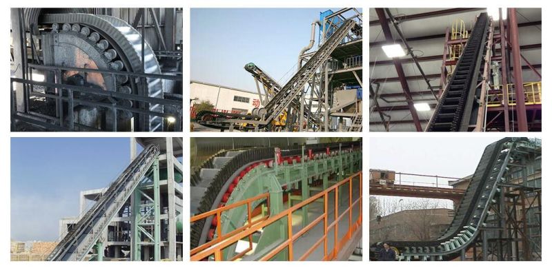 Large Angle Sidewall Belt Conveyor China Supplier