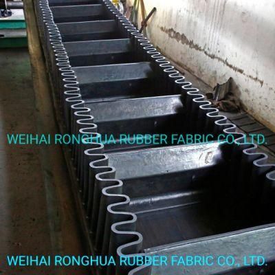 High Strength Ep/Nn/High Temperature/Tear Resistant/Wear Resistant/Conveyor Belting/Corrugated Sidewall Conveyor Belt