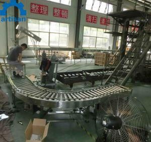 High Quality Stainless Steel Roller Conveyor Belt for Cosmetic