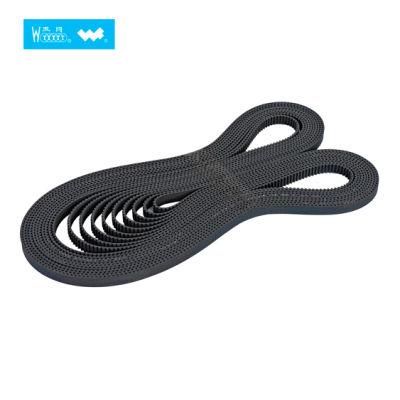 Manufacturer Customizable PU Black Curved Teeth Synchronous Conveyor Rubber Belt/V Belt - 2/Industrial Rubber Timing Belt with Teeth