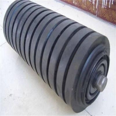 Belt Conveyor Steel Impact Rubber Disc Idler Conveyor Roller