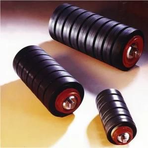 Long-Life High-Speed Low-Friction Rubber Idler Rollers (dia. 194mm)