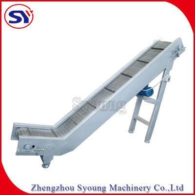 Factory Price Chain Type Metallic Plate Conveyor Modular Belt Conveyor for Copper Slag