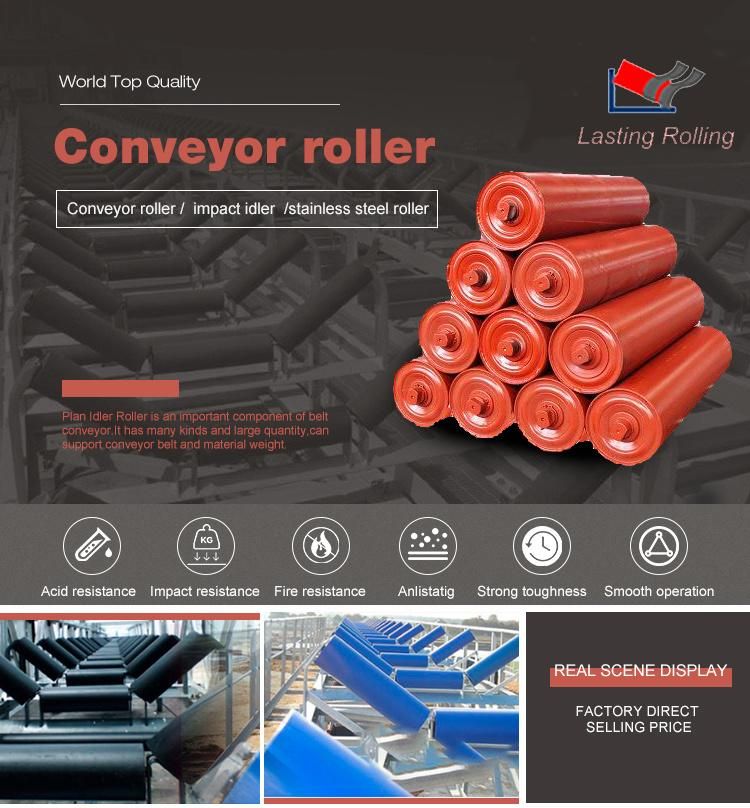 Heavy Load Steel Carrier Idler Roller