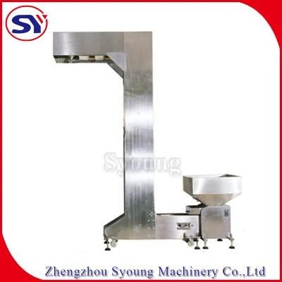Large Capacity Stainless Steel Grain Feeding Bucket Elevator Conveyor Z Shape