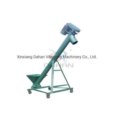 Dahan Large Freight Volume Worm Spiral Inclined Screw Auger Conveyor