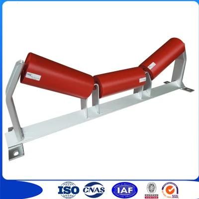 Excellent Cushioning Performance Carry Conveyor Idler for Concrete Plant