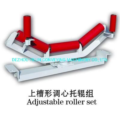 Trough Carry Belt Conveyor Steel Roller with Galvanized Frame for Concrete Plant