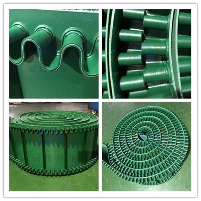 Declined Mobile Bulk Mineral Handling Rubber Belt Conveyors Sidewall Type Conveyor