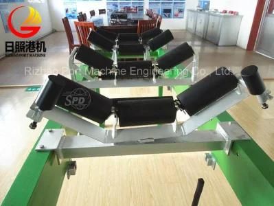 JIS/DIN/Cema Standard Rubber Conveyor Roller for Port, Cement, Power Plant Industry