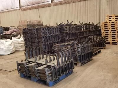 500mm Belt Width Metal Carrying Conveyor Pipe Roller Stand Frame for Sale