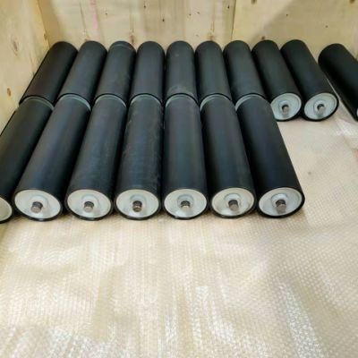 China Manufacture Supply Directly Conveyor Carrier Idler Rubber Roller