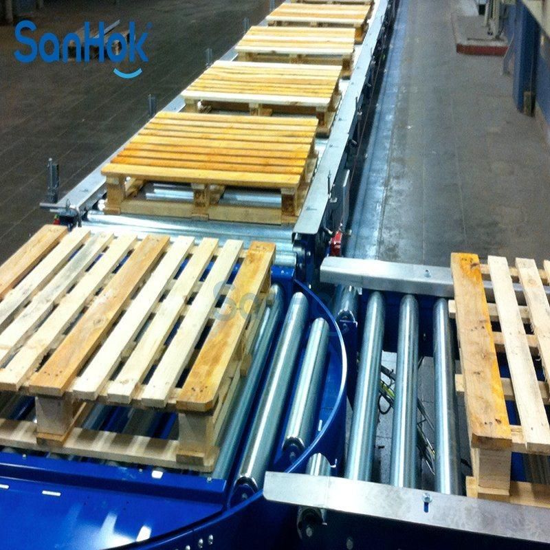Low Price Carbon Steel Heavy Duty Floor Standing Roller Conveyor for Assembly Line