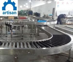 Factory Custom Chain Drive Zinc Coated Steel Roller Conveyor