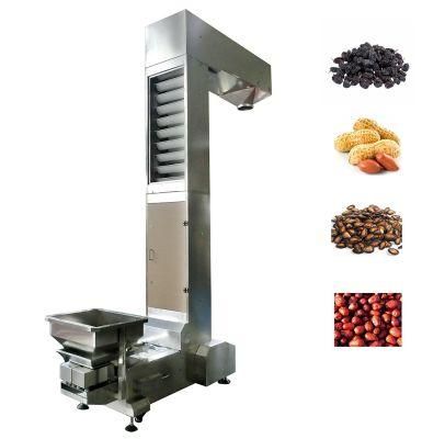 Industrial Z and C Type Bucket Elevator Conveyor for Nuts Grain Processing Plants