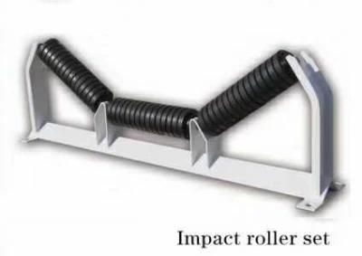 Rubber Belt Conveyor Impact Roller Conveyor Idler for Mining