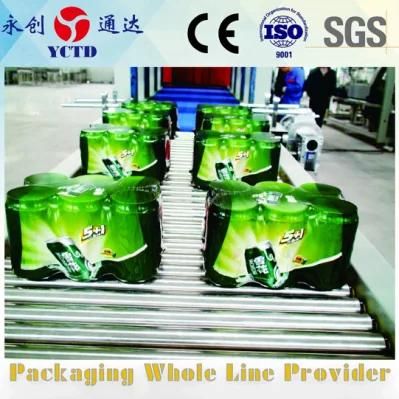 conveyor used on packing machine in drinks water beverage processing line