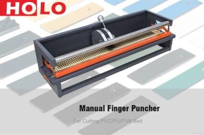 Manual PVC Belts Finger Punching Machine for Conveyor Belts