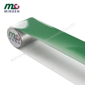 Manufacturers Direct Smooth Pattern 2mm Green PVC Conveyor Belt