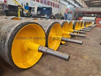 Manufacturer Customized Industrial Belt Conveyor Pulley Drive Pulleys/Snub Pulley