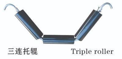 Double Hook Type Roller Set/Conveyor Roller, Impact/Trough Roller for Power Station/Belt Conveyor