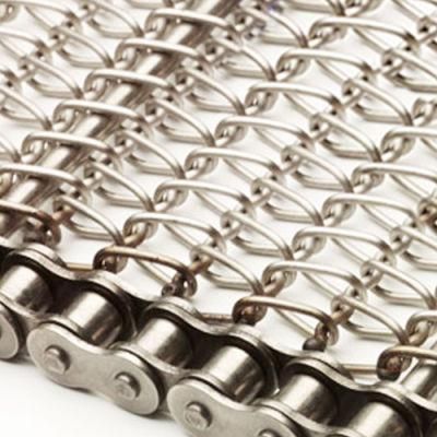 Stainless Steel Wire Mesh Chain Driven Conveyor Belt Mesh