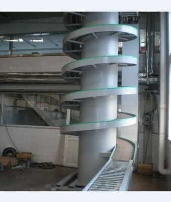 Spiral Plate Chain Conveyor for Material Handling Equipment