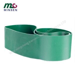 Green PVC/PU/Pvk Light Duty Industrial Conveyor/Transmission Belting/Belt with Diamond Pattern