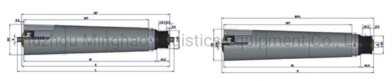 ESD Poly-V Tapered Sleeve Conveyor Roller Made with ESD