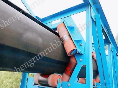 Abrasion Resistant DIN Standards Rubber Conveyor Belting Ep200 Textile Pipe Conveyor Belt