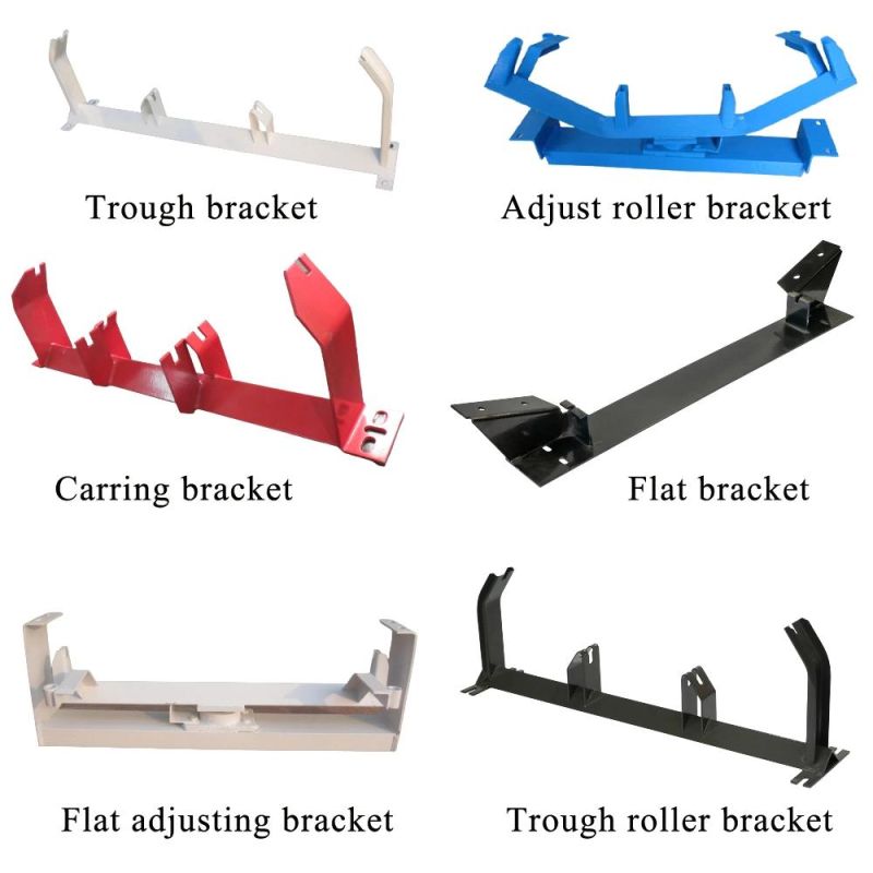 Nice Roller Bracket Stand Belt Conveyor Idler Roller Steel for Belt Conveyor Price