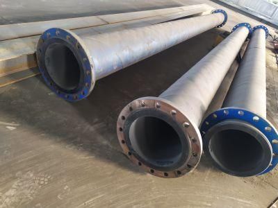 Abrasion Resistant Ceramic Rubber Lined Pipe for Mining