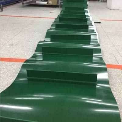 PVC Cleats Elevating Conveyor Belt for Material Handling