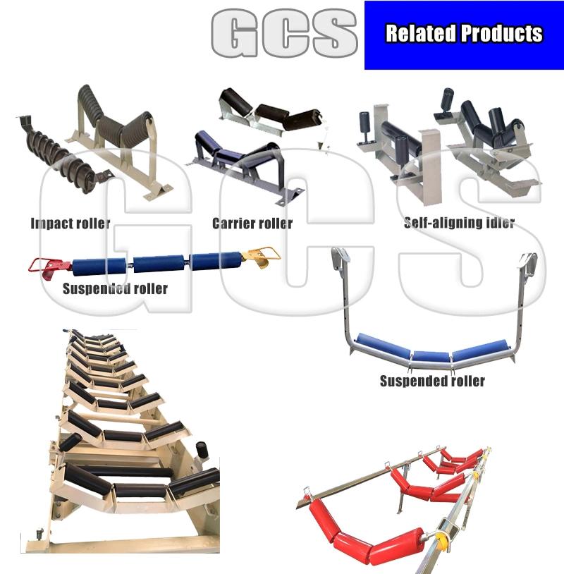 Self Cleaning Flat Rubber Disc Return Carrier Roller