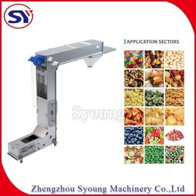 Feed Z Bucket Elevator Conveyor for Solid Food Rice Corn Sesame and Peanuts